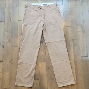 Peter Millar Flat Front Chino Pants, Size 34